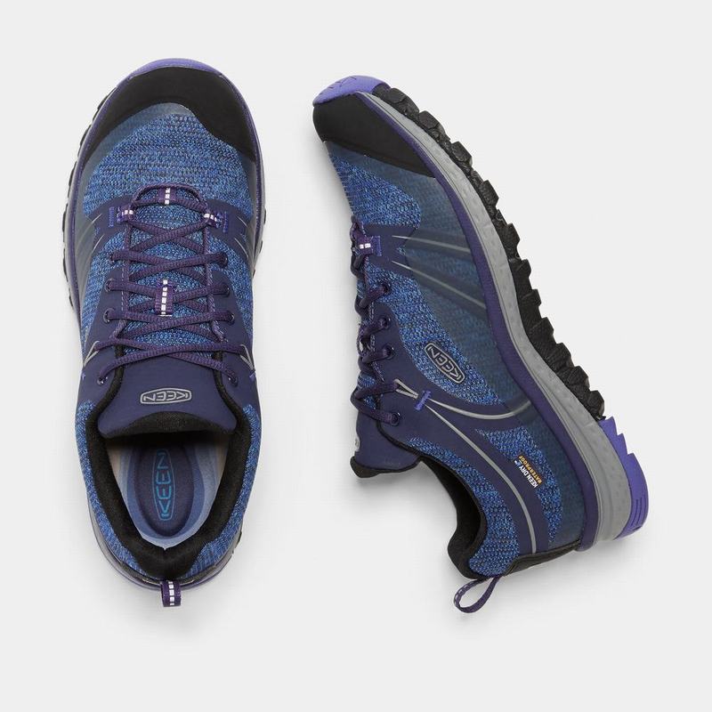 Zapatos Trekking Keen Terradora Waterproof Para Mujer Azul Marino - Zapatos Keen Mexico (493610-GJL)